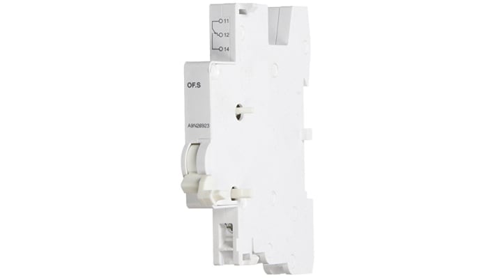 Contatto ausiliario Schneider Electric A9N26923 ACTi 9 Serie A9A per circuiti di controllo sicuri. Design compatto, consumo ridotto, certificato IP20.