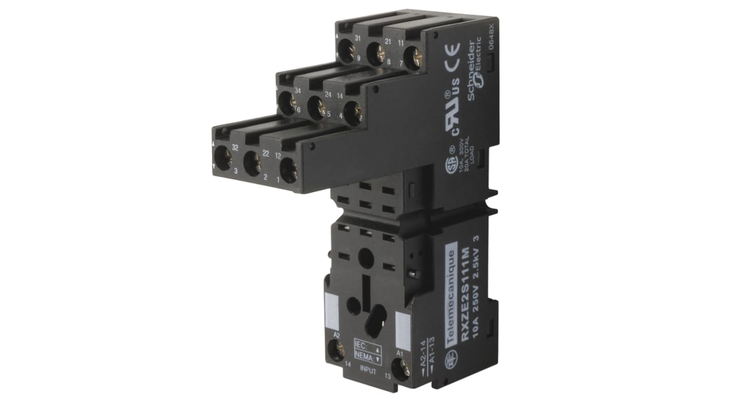 Schneider Electric - RXZE2S111M Supporto e accessorio per relè Serie RXM, modulo con diodo e singolo modulo, codice costruttore 8841339 e 8841332. Uso ideale per relè Serie RSZ.