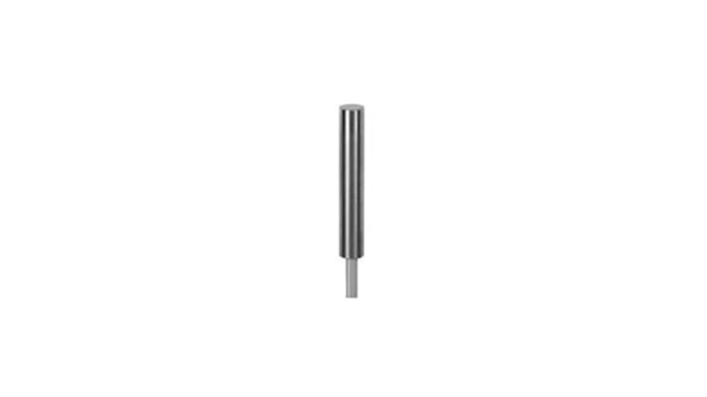 Baumer IR06.P03S-F40.PO1Z.7SCV, sensore di prossimità cilindrico PNP, rilevamento 3 mm, corpo in acciaio inox, IP67.