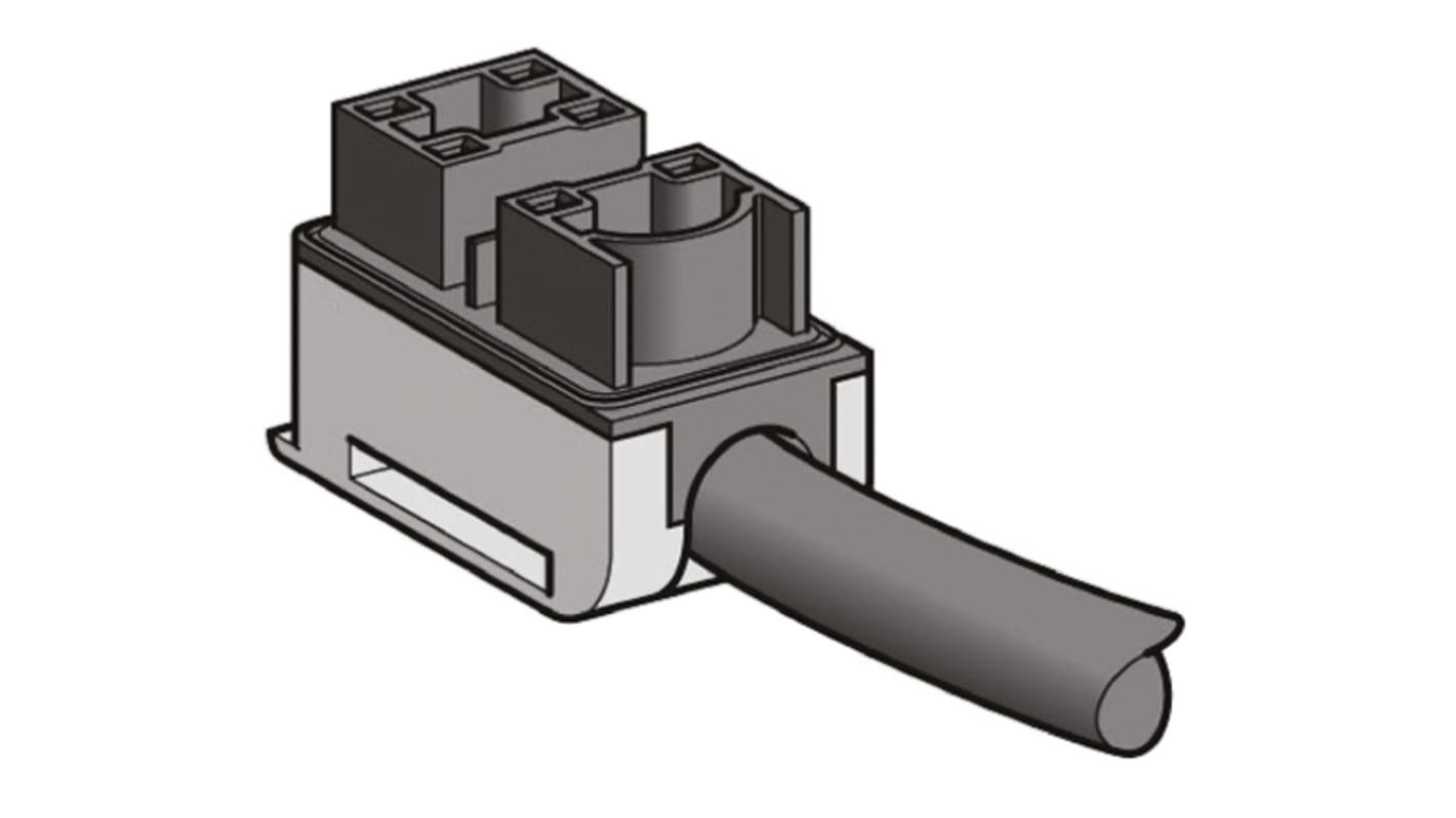 Interruttore di fine corsa Telemecanique Sensors ZCMC25L5, compatto, con pressacavi miniaturizzati per applicazioni industriali.