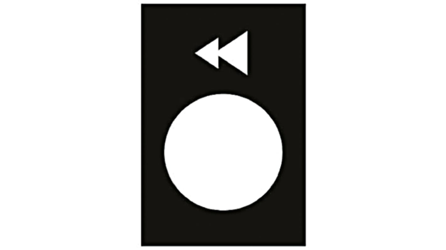 Etichette Schneider Electric ZB2BY2906 30x40 mm per stazioni di controllo XAC A. Simboli conformi agli standard NF e 52-124. Accessori: Legenda.