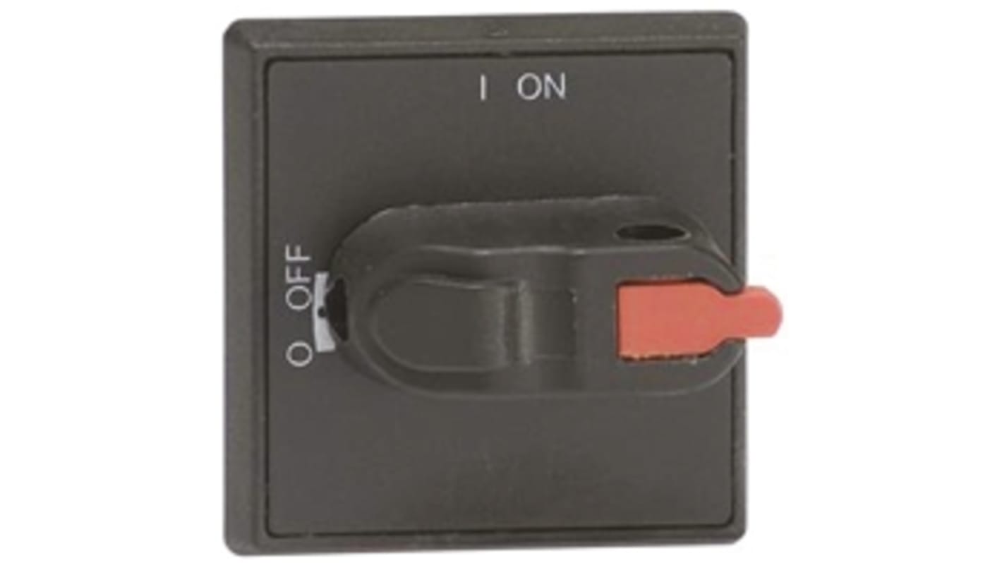 Manopola rotante ABB OHBS3RH 1SCA105237R1001, colore nero, grado di protezione IP54, per selettori Serie OT.