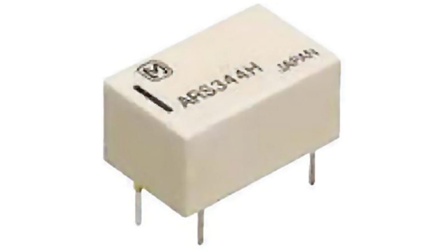 Relè Panasonic ARS114H per alte frequenze, montaggio su PCB, 3GHz, contatto SPDT, dimensioni 14 x 8.6 x 7.2 mm.