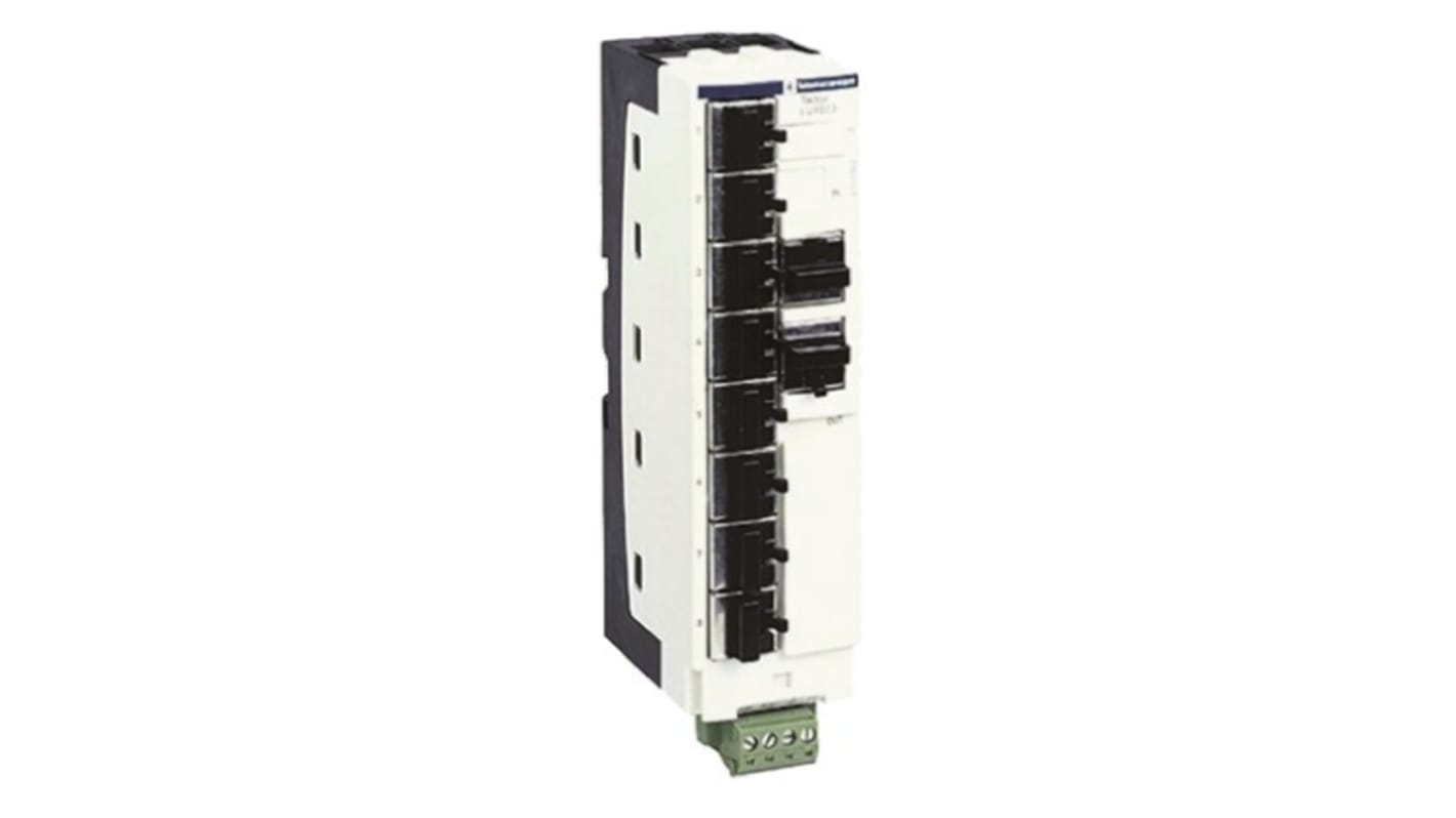 Starter motore avanzato Schneider Electric LU9GC7, per il controllo di motori fino a 32 A, alimentazione 24 V c.c., larghezza 45 mm.
