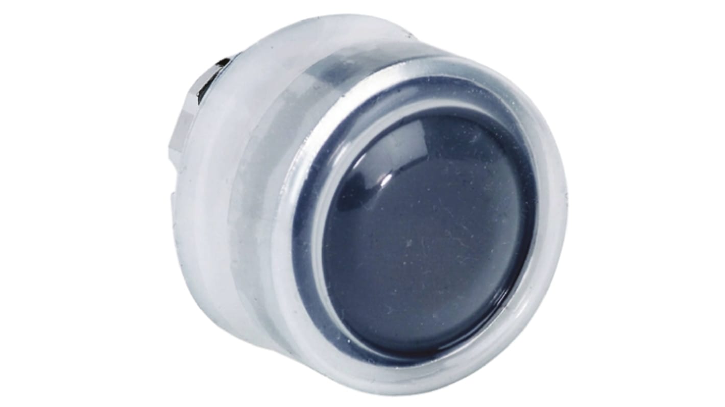 Attuatore pulsante ZB4BP2S, serie Harmony XB4. Ritorno a molla, protezione in silicone. Foratura 22mm. Nero, IP66/67/69K. Metallo, -40°C / +70°C.