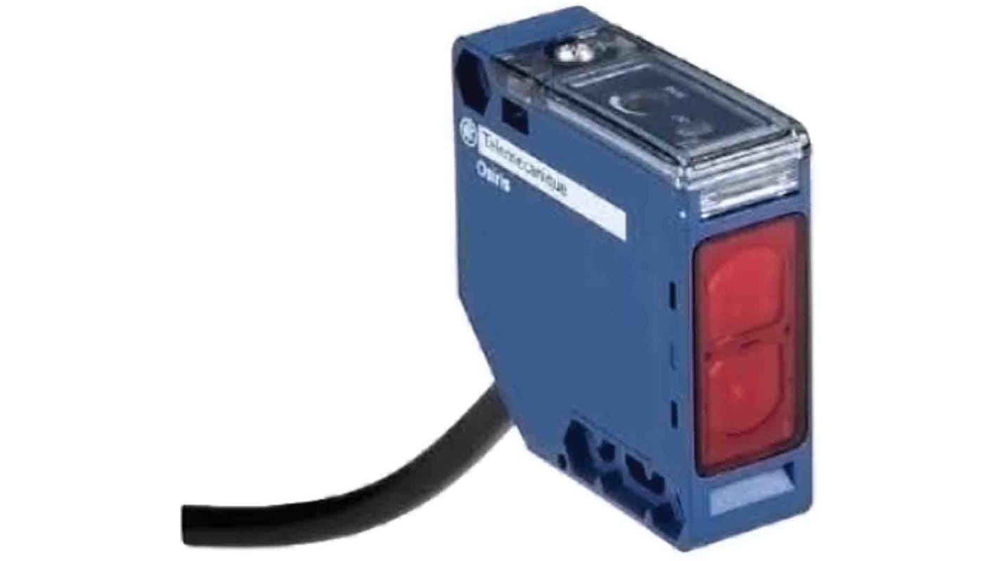 Sensore fotoelettrico compatto a retroriflessione Telemecanique Sensors XUK9APANL2, rilevamento fino a 5 m, IP65, 50 x 50 mm.