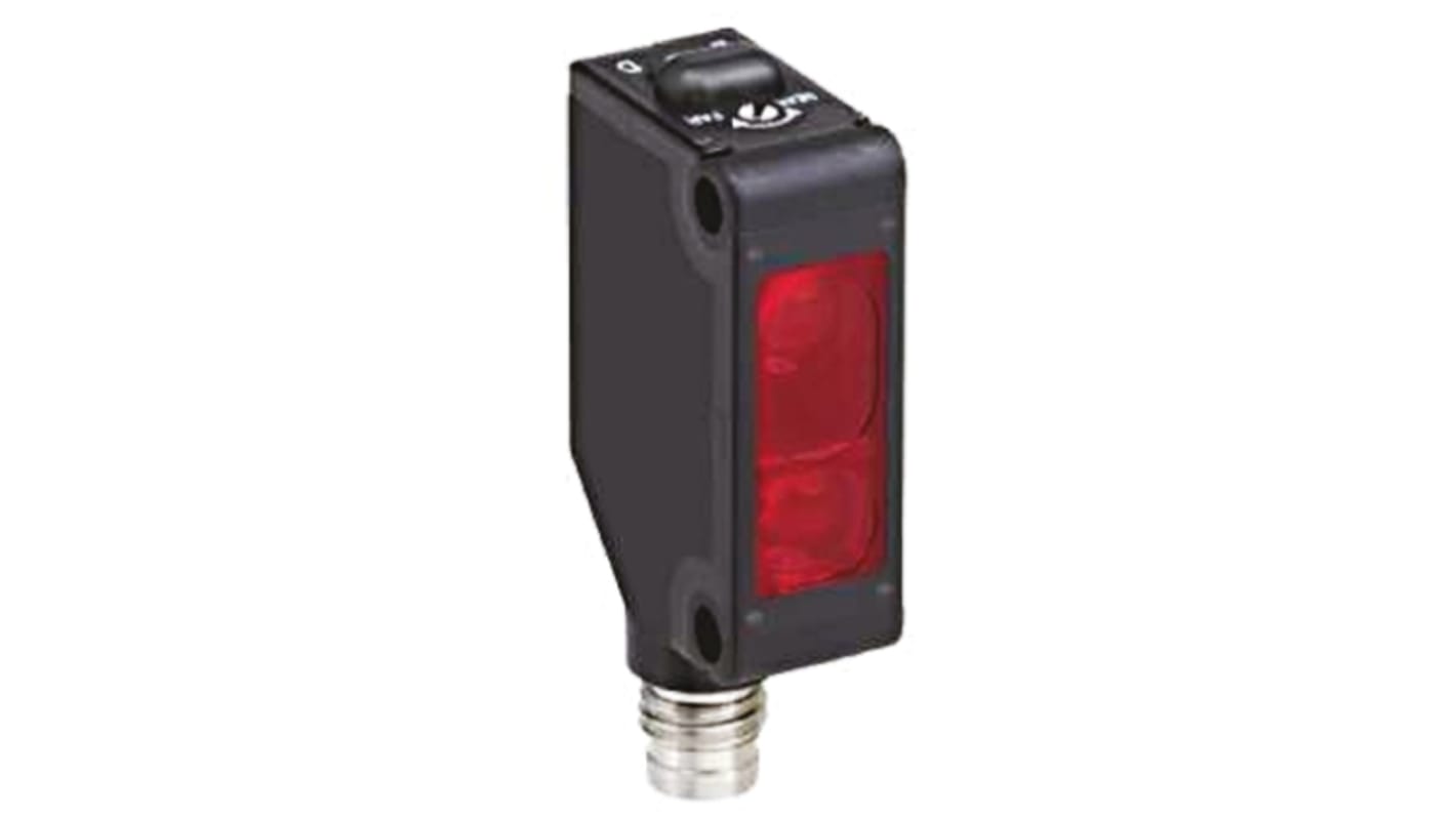 Sensore fotoelettrico rettangolare Telemecanique Sensors XUM8APCNM8, rilevamento fino a 300 mm, uscita PNP, IP67.