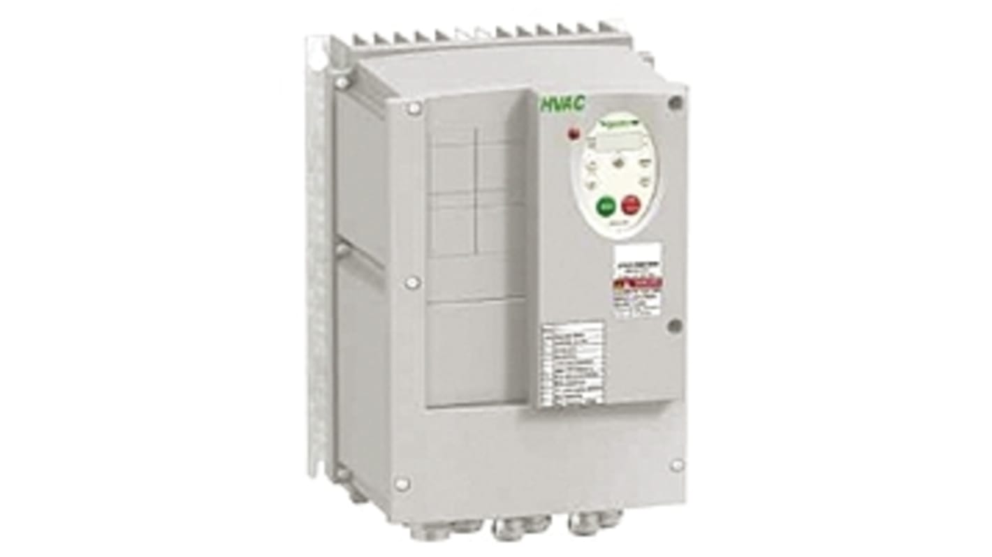 Inverter 3 fasi Schneider Electric ATV212WU22N4, potenza 2,2 kW, montaggio a parete, dimensioni 215x297x192 mm.