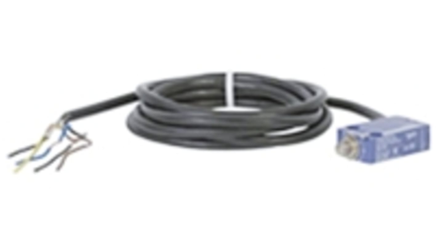 Interruttore di fine corsa Telemecanique Sensors XCMD2110L3, stantuffo NO/NC, protezione IP66/IP67/IP68, montaggio verticale, dimensioni 50x30x16mm.