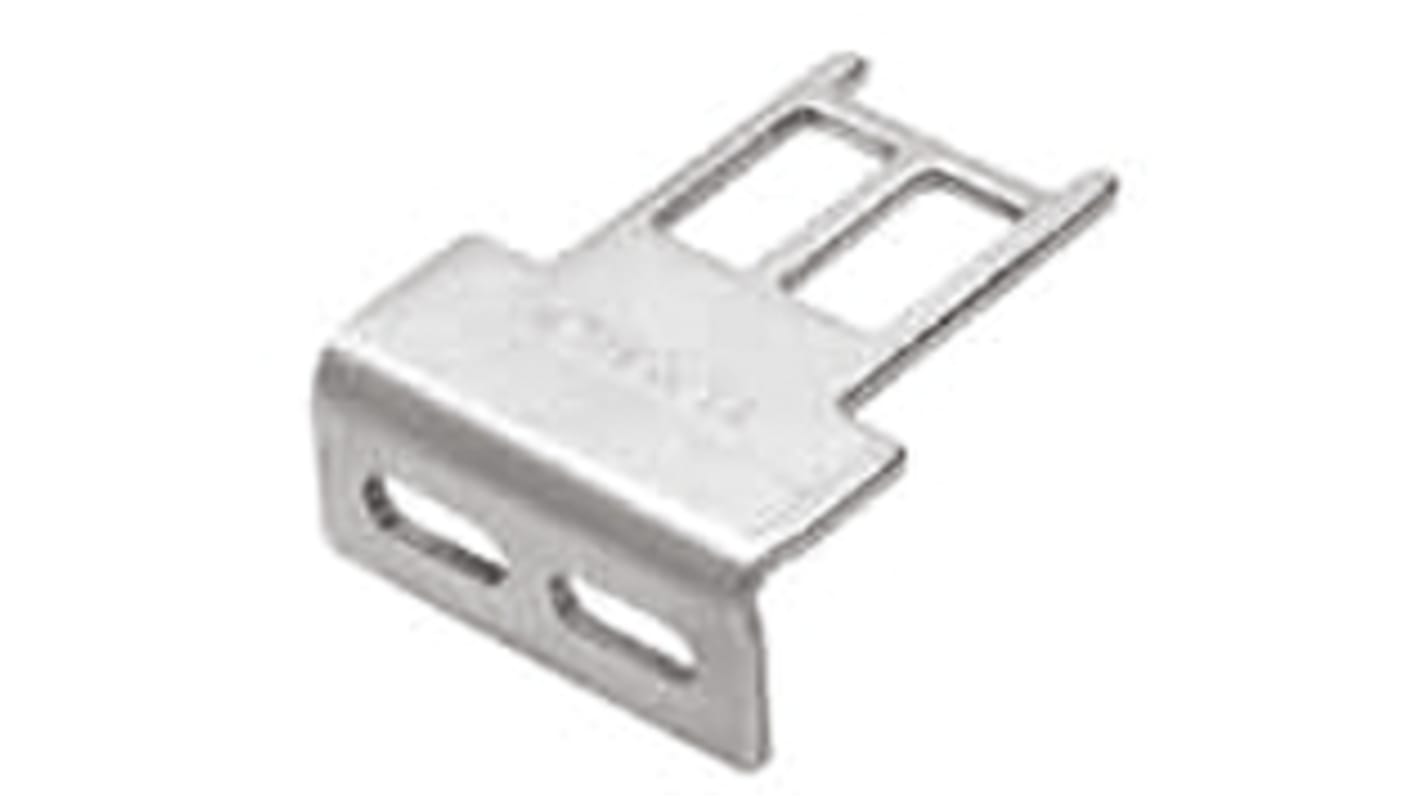 Attuatore Omron D4SLNK2 per interruttore di sicurezza, alimentazione 24 V c.c., forza di tenuta 1300 N, montaggio one-touch.