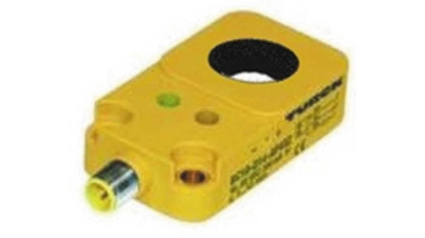 Sensore di prossimità ad anello NPN Turck BI10R-Q14-AN6X2-H1141, induttivo, 10 mm, IP67, montaggio a filo.