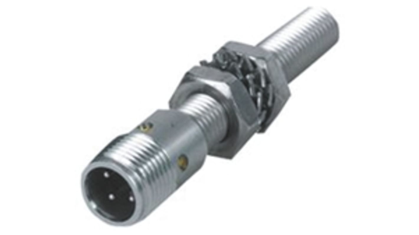 Sensore di prossimità cilindrico Turck Ni4-EG08-AG41X-H1341, M12, induttivo, 4 mm, IP67, acciaio inox, montaggio non a filo.