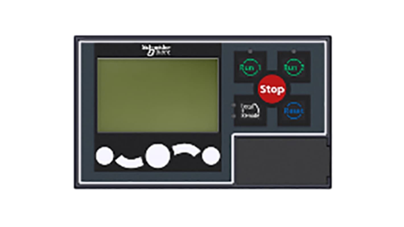 Contattore SIRIUS Schneider Electric LTMCU, unità di controllo operatore per monitoraggio e gestione motori, montaggio a filo.