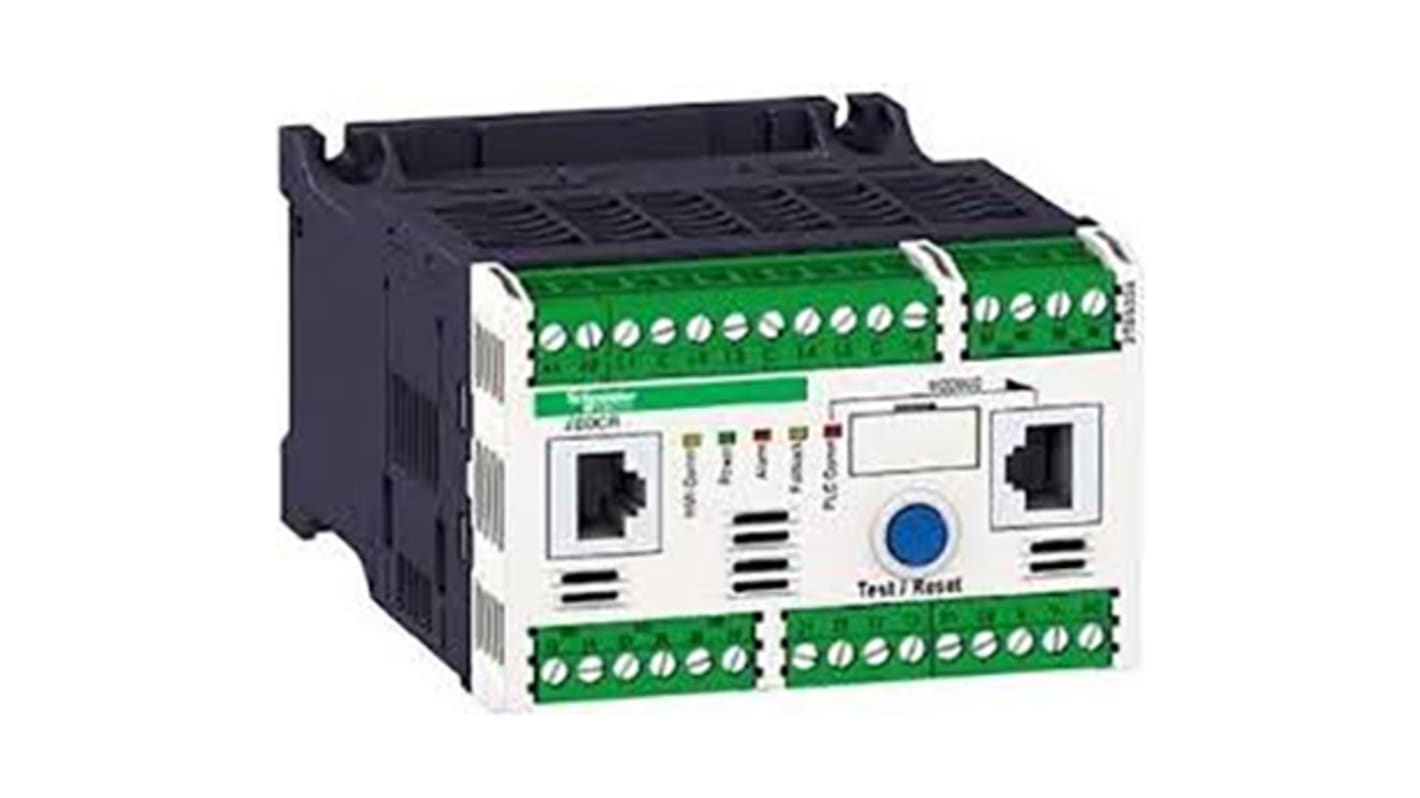 Controller motore Schneider Electric LTMR27PBD, montaggio su guida DIN, per il controllo e la protezione di motori elettrici.