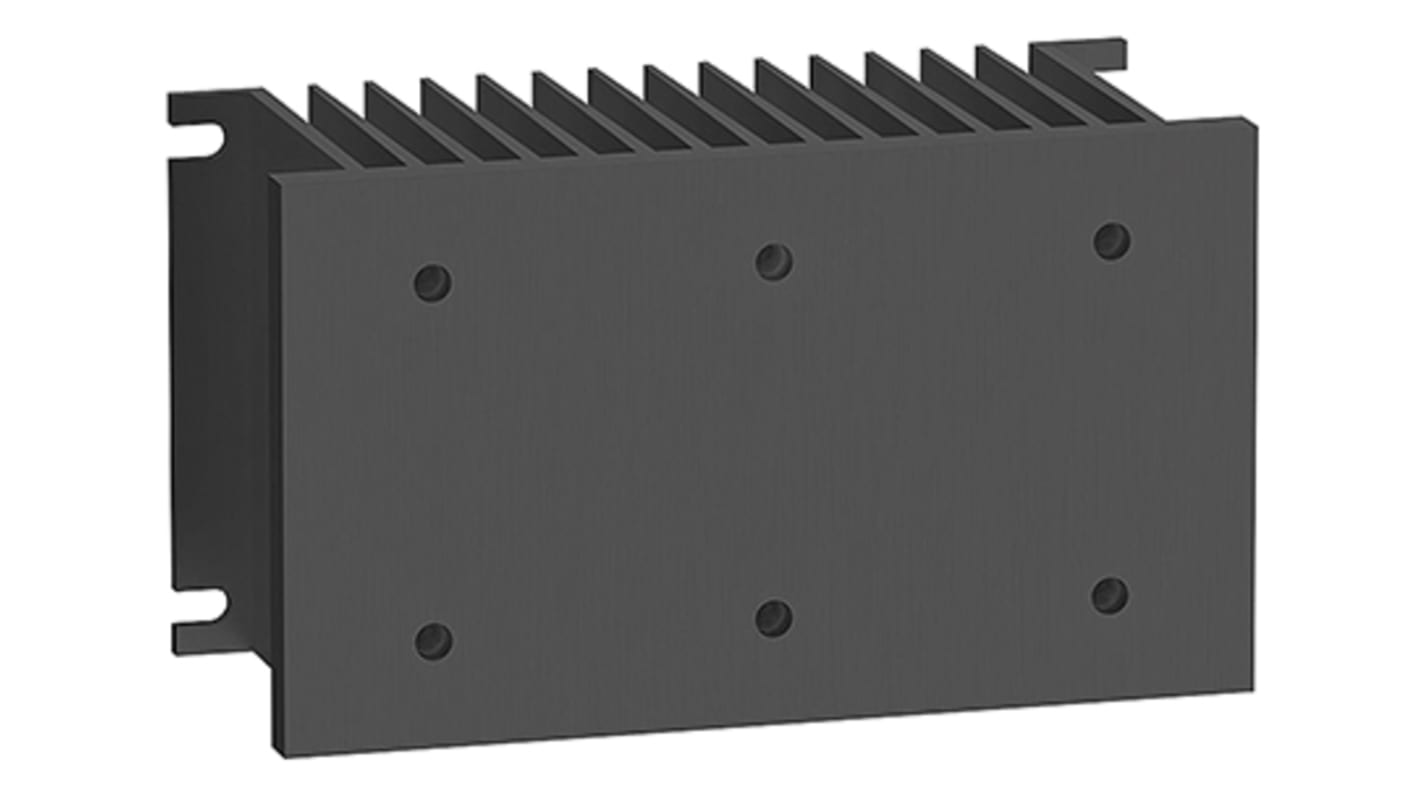 Dissipatore Schneider Electric SSRHP10 per relè a stato solido, montaggio a pannello, compatibile con la serie SSP.