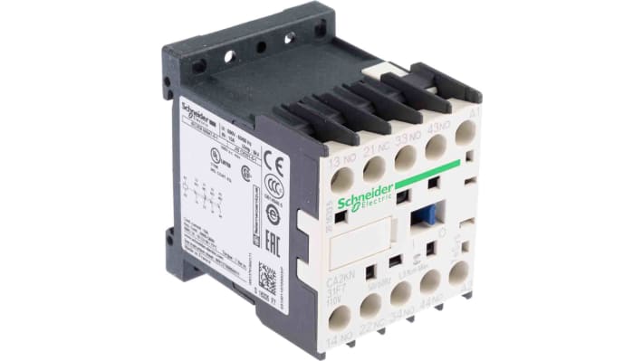 Contattore Schneider Electric CA2KN31F7, Serie TeSys K, 3NO + 1NC, 10A: compatto, ad alte prestazioni, adatto per automazione industriale.
