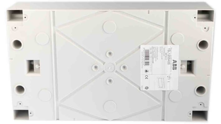ABB 1SL1203A00, unità per utenze civili con grado di protezione IP65, 18 vie, 125A, dimensioni 250 x 430 x 155mm.