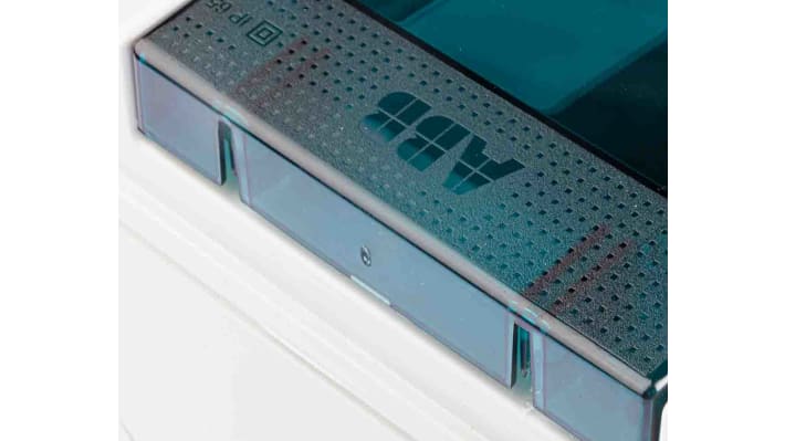 ABB 1SL1203A00, unità per utenze civili con grado di protezione IP65, 18 vie, 125A, dimensioni 250 x 430 x 155mm.