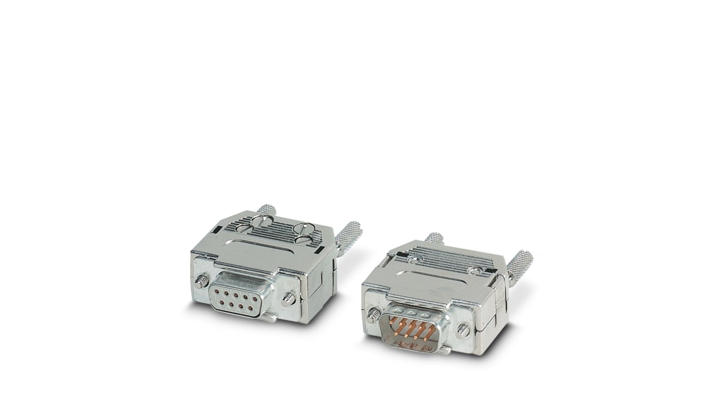 Connettore femmina Phoenix Contact IBS DSUB 9/L, 9 poli, per saldatura, peso 46 g, approvato cUL UL e EAC.
