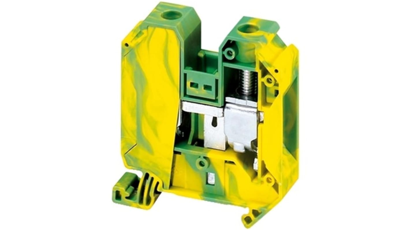 Morsetto per cavi 35 mm² Schneider Electric, serie Linergy TR, montaggio a clip, collegamento laterale a vite, conforme RoHS.