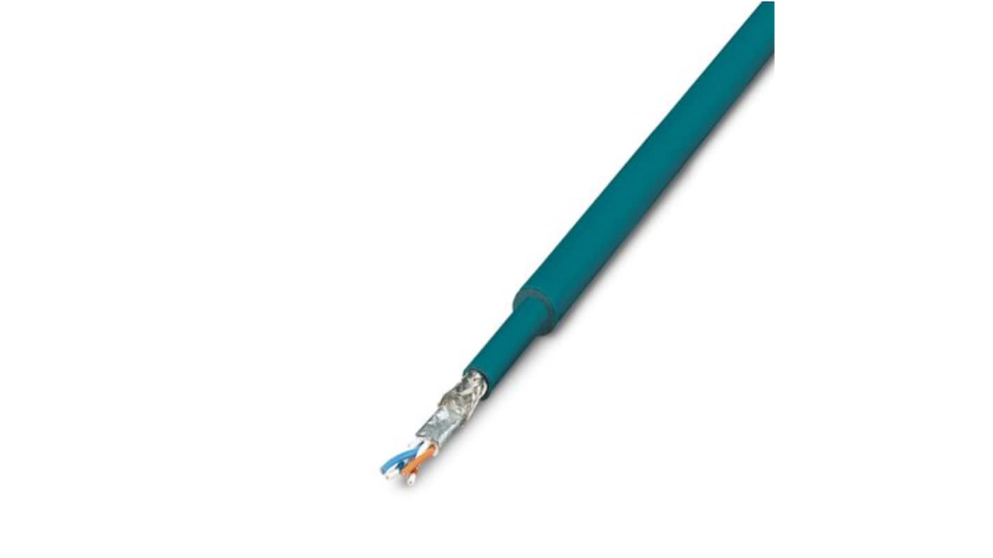 Cavo dati Cat5 Phoenix Contact 2744814, 24 AWG, 1000 m, schermato, per installazioni pesanti, velocità fino a 100 Mbps.