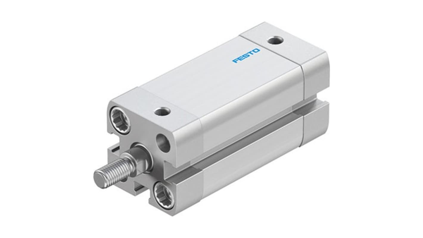 Cilindro pneumatico Festo ADN-16-35-A-P-A, doppio effetto, foro 16 mm, corsa 35 mm, collegamento M5, resistente alla corrosione.