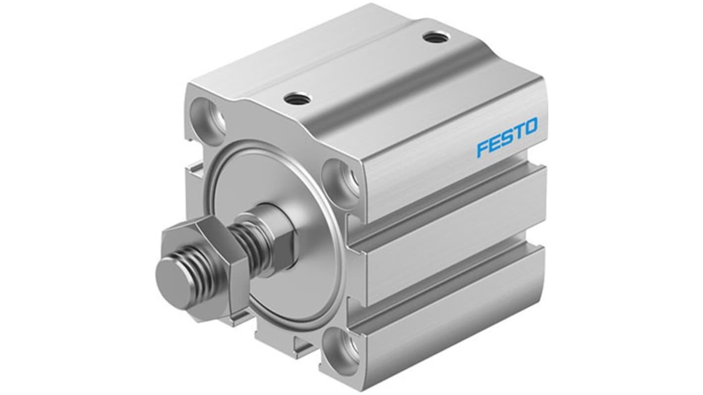 Cilindro pneumatico Festo ADN-S-32-15-A-P-A-F1A, compatto a doppio effetto, foro 32mm, corsa 15mm, con collegamento M5.