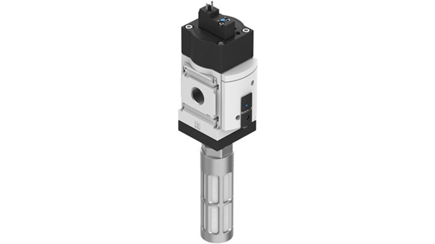 Valvola pneumatica soft start Festo MS6-SV-1/2-C-10V24-S-AD7, attacco G 1/2, portata 5700 L/min, pressione max 10 bar.