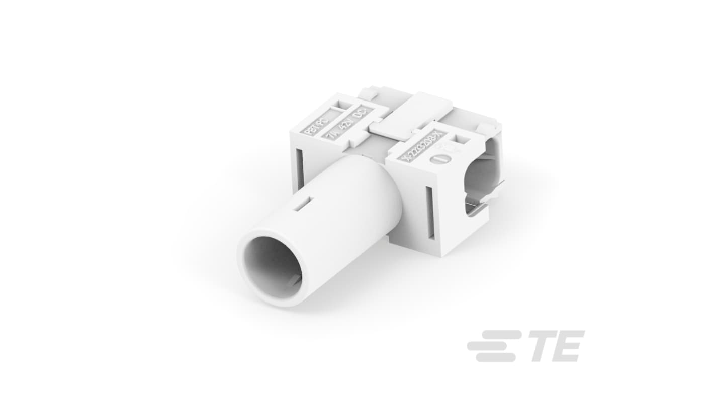 Connettore femmina TE Connectivity 1-2213222-4 per illuminazione, resistente a umidità e polvere, facile da installare.