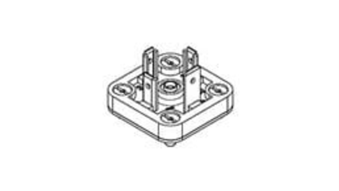 Connettore solenoide TE Connectivity Molex 1210120076, 3P, IP65/IP67, -40 a +90 °C, corpo in polipropilene, contatti in ottone.