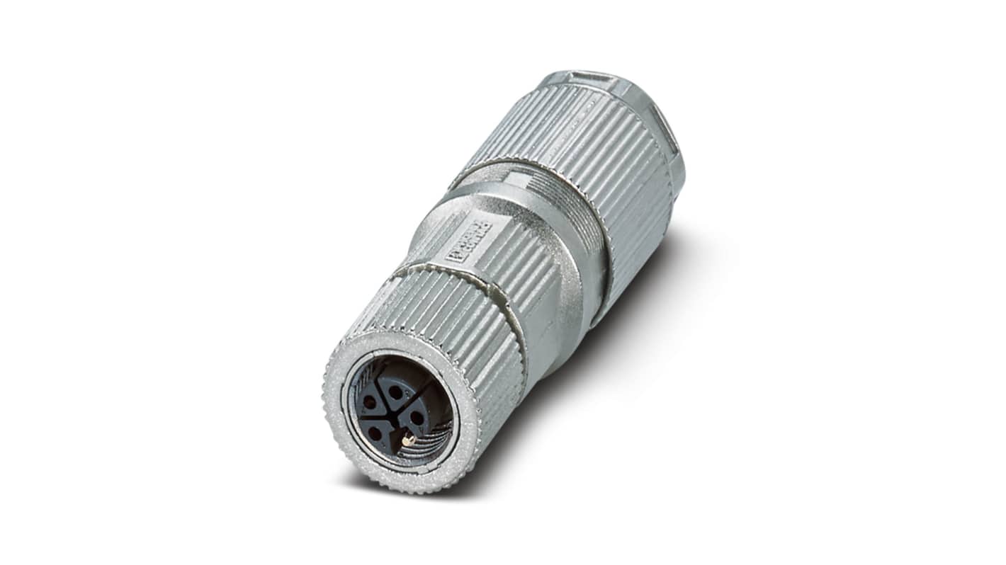 Connettore femmina 4P SACC di Phoenix Contact, montaggio a pannello, 16A, 1,5 kV, design robusto per applicazioni industriali.