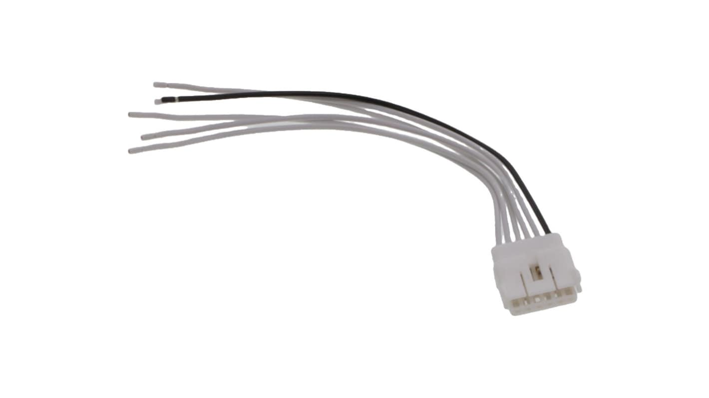Cavo sensore-attuatore Molex 150207-0012, lungo 150 mm, sei circuiti, tensione nominale 350 V CA, compatibile con terminazioni a crimpare.