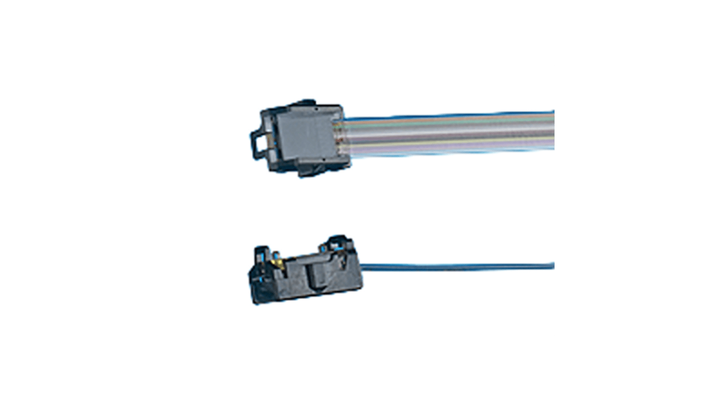 Cavo in fibra ottica multimodale Molex 106267-2021, 500 mm, con 24 fibre nude per trasmissione dati efficiente.