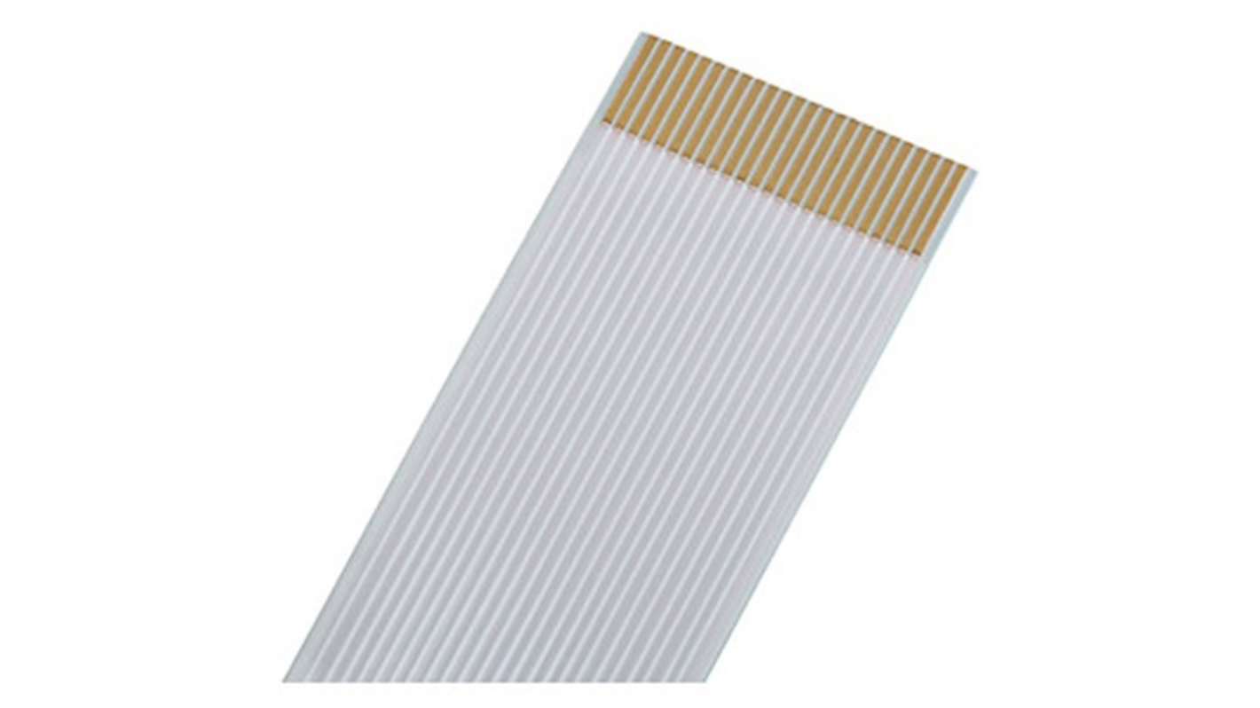 Cavo ribbon Molex 15020-0314, 28 vie, passo 0.5mm, lunghezza 305mm, placcato in oro, per connessioni compatte.