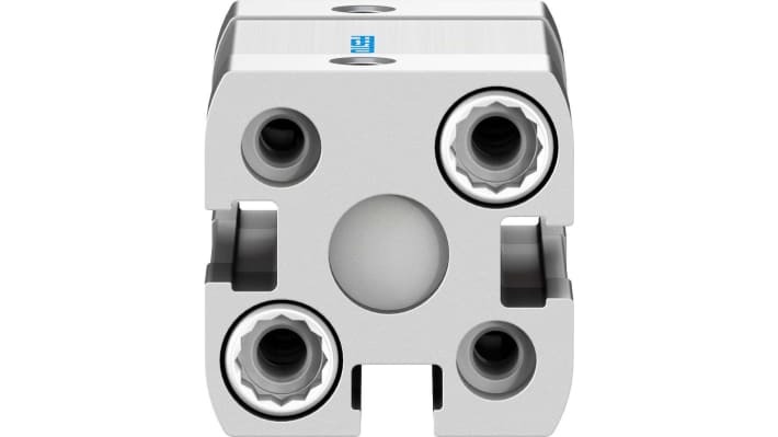 Cilindro pneumatico Festo ADN-12-10-A-P-A, doppio effetto, foro 12 mm, corsa 10 mm, montaggio verticale o orizzontale.