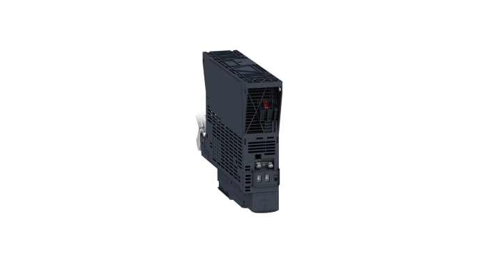 Avviatore a velocità variabile Schneider Electric ATV320U22M2B, potenza 2,2 kW, montaggio su guida DIN, dimensioni 245x60x325 mm.
