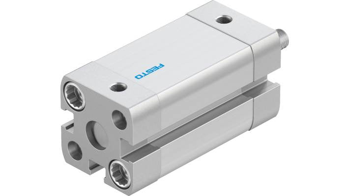 Cilindro pneumatico Festo ADN-16-25-A-P-A, doppio effetto, alesaggio 16 mm, corsa 25 mm, attacco M5, peso 110 g.