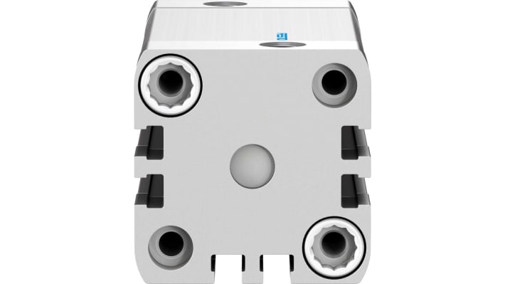 Cilindro pneumatico Festo ADN-32-50-A-P-A, doppio effetto, diametro 32 mm, corsa 50 mm, montaggio flessibile, peso 415 g.