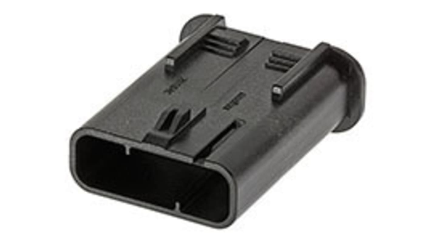 Connettore di potenza maschio 3P Molex 2018400030, montaggio su cavo, corrente 40A, tensione 1 kV, design compatto.