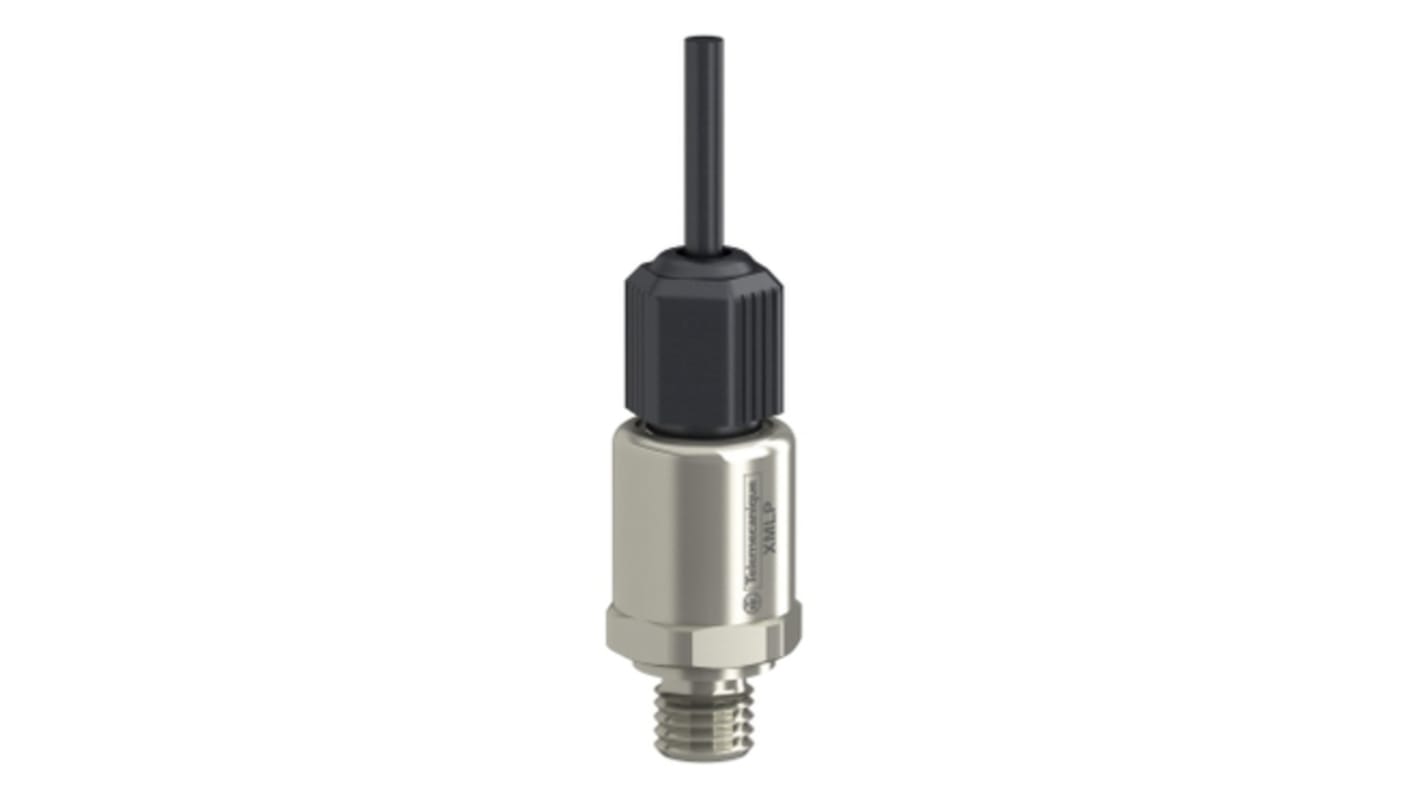Pressostato differenziale Telemecanique Sensors XMLPM00GL71F, corpo metallico, uscita 0-10 V, montaggio su cavo, IP65.