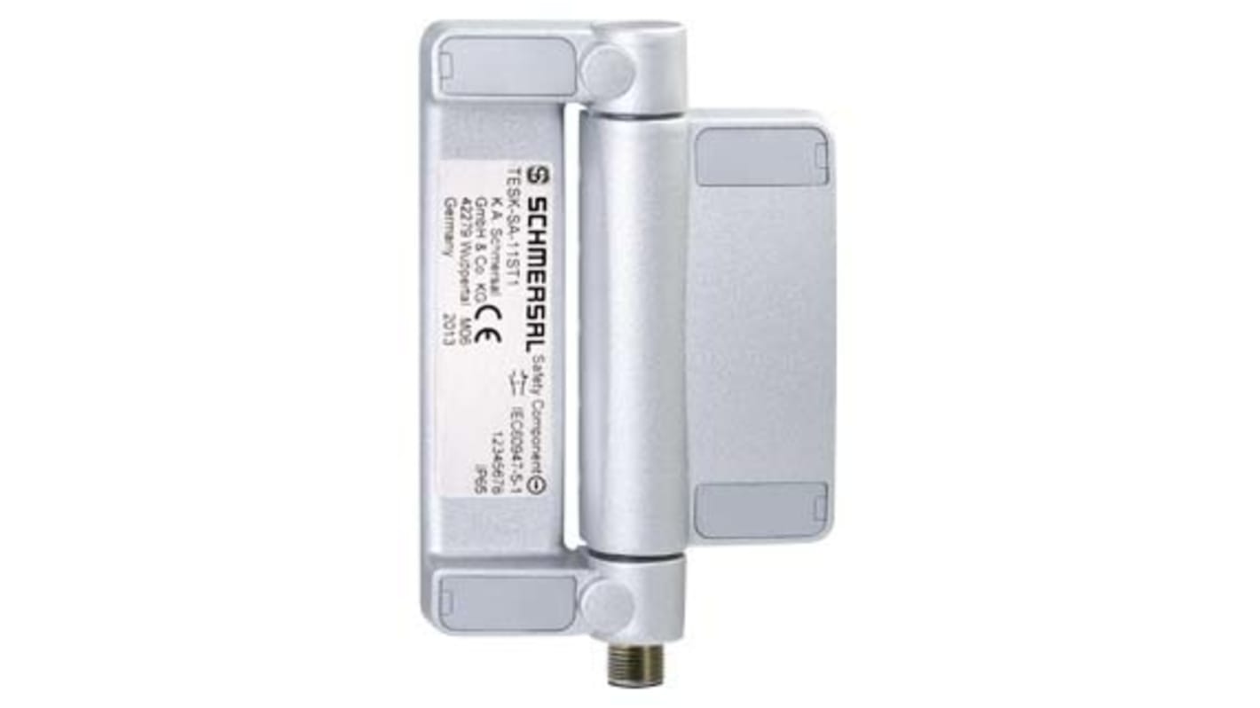 Interruttore di sicurezza a cerniera Schmersal TESK-SU-12ST2, configurazione NA/2NC, montaggio su cancello, tensione 24 V c.c. e 230 V c.a.