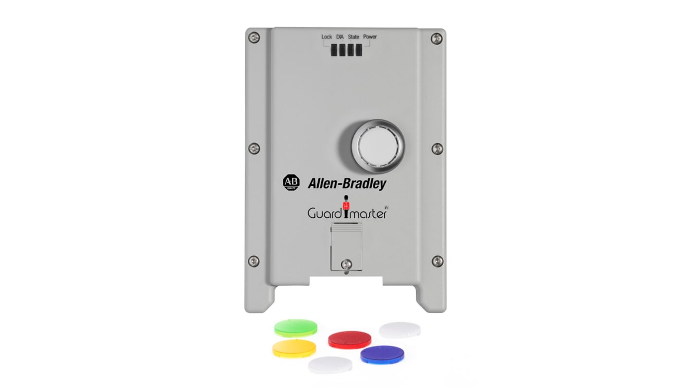 Coperchio di ricambio Allen Bradley Guardmaster 442G-MAB-C01 per modulo di blocco, compatibile con scatola di accesso multifunzionale.