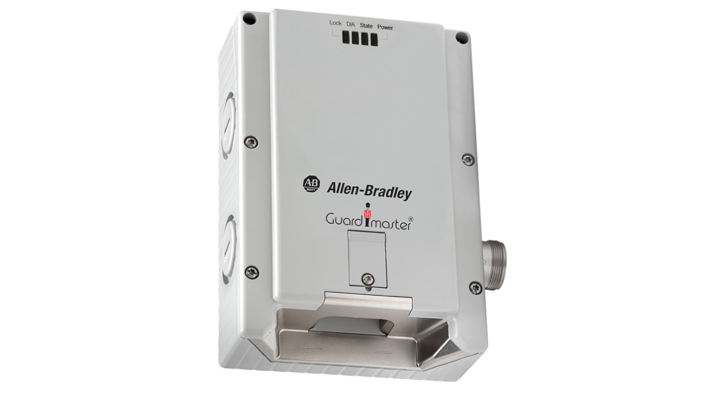Interruttore di interblocco a solenoide Allen Bradley Guardmaster 442G-MABL-URM-C00, grado di protezione IP65, dimensioni 285.3mm x 114mm x 113.9mm.