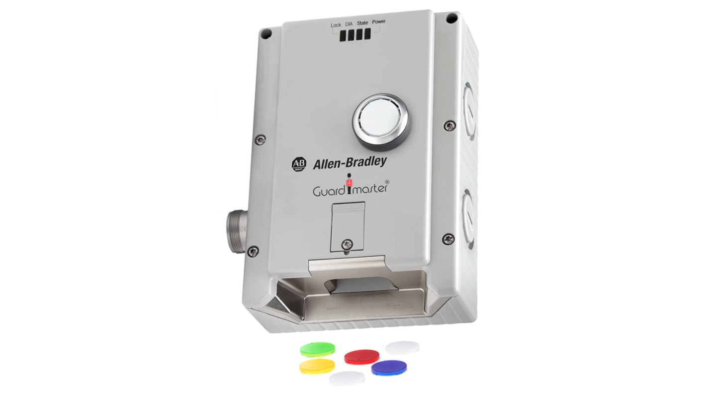Interruttore di interblocco a solenoide Allen Bradley Guardmaster 442G-MABR-URM-C01, protezione IP65, dimensioni 285.3 x 114 x 113.9 mm.