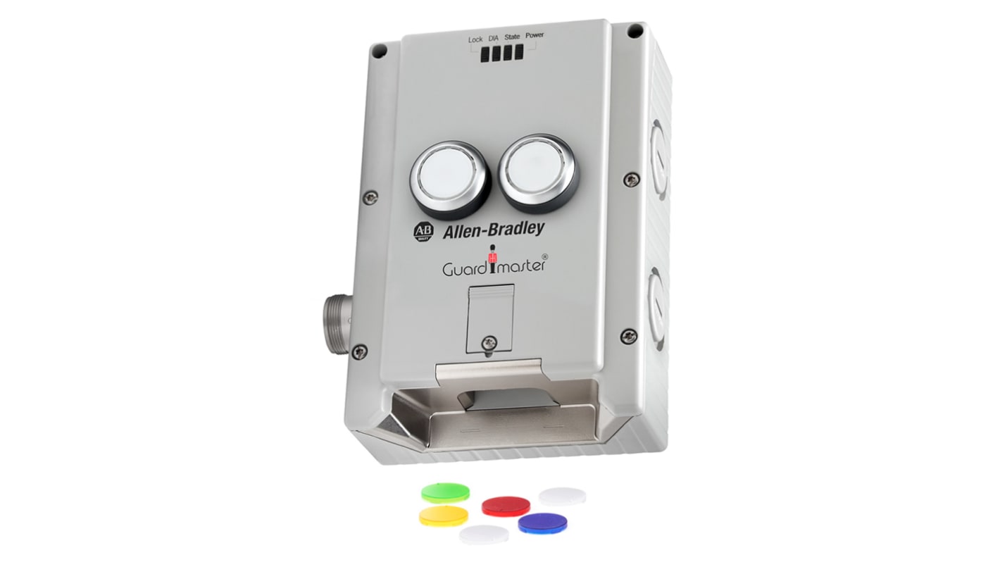 Allen Bradley Guardmaster interruttore a solenoide 442G-MABR-ULM-C02, protezione IP65, attuatore RFID, dimensioni 285.3 x 114 x 174 mm.
