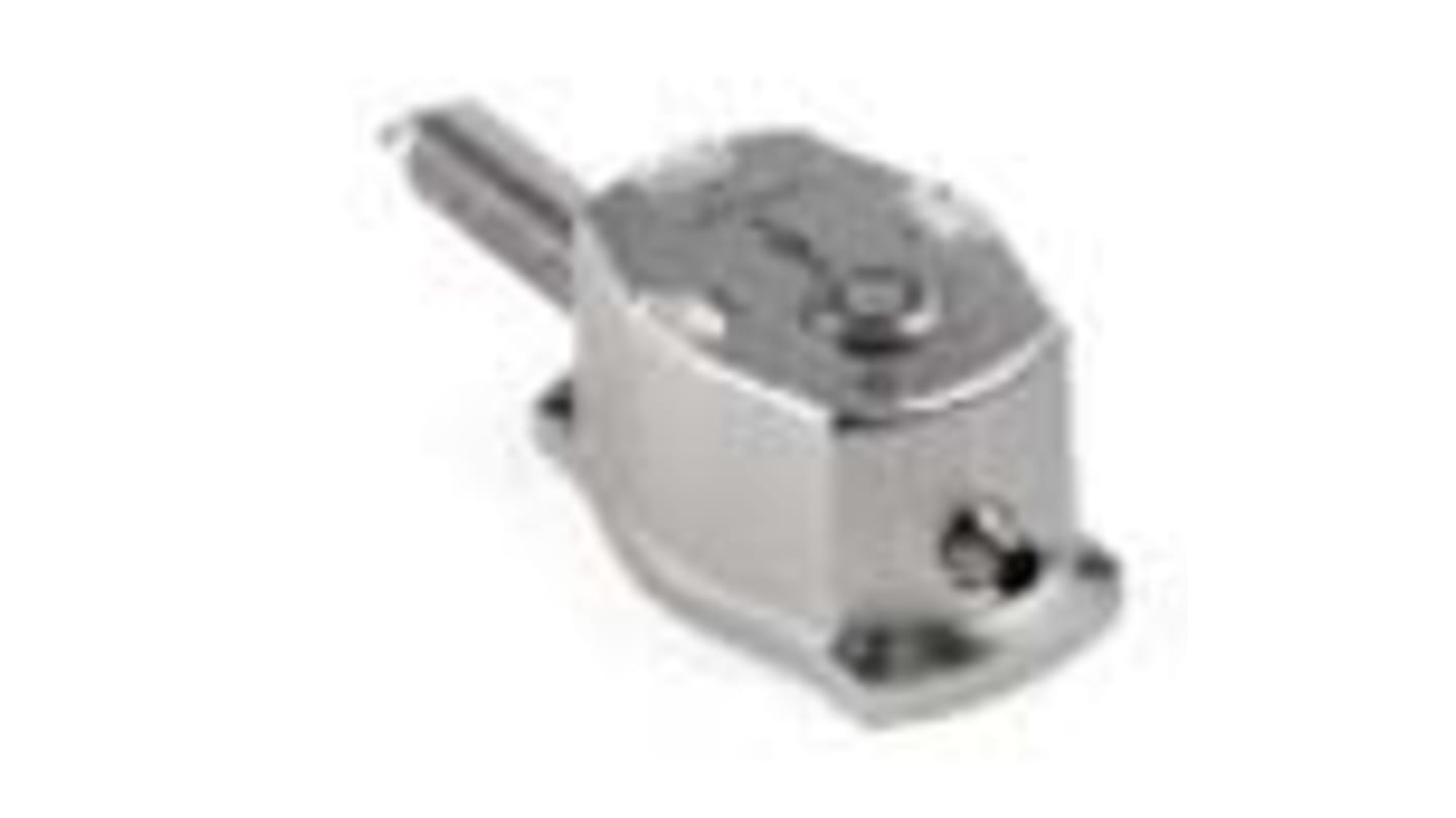 Interruttore a fune Allen Bradley Guardmaster 440E-LL5SS8 in acciaio inox 316, montaggio Diritto, cavo 100m, protezione IP66/IP69K, dimensioni 124x78x62mm.