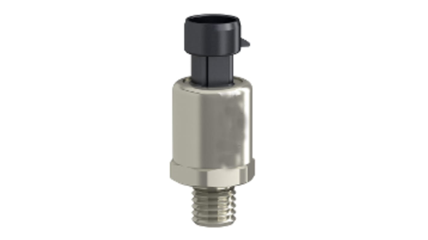 Pressostato differenziale Telemecanique Sensors XMLP600PP130, corpo in acciaio inox, pressione max 600 psi, uscita 0,5-4,5 V.