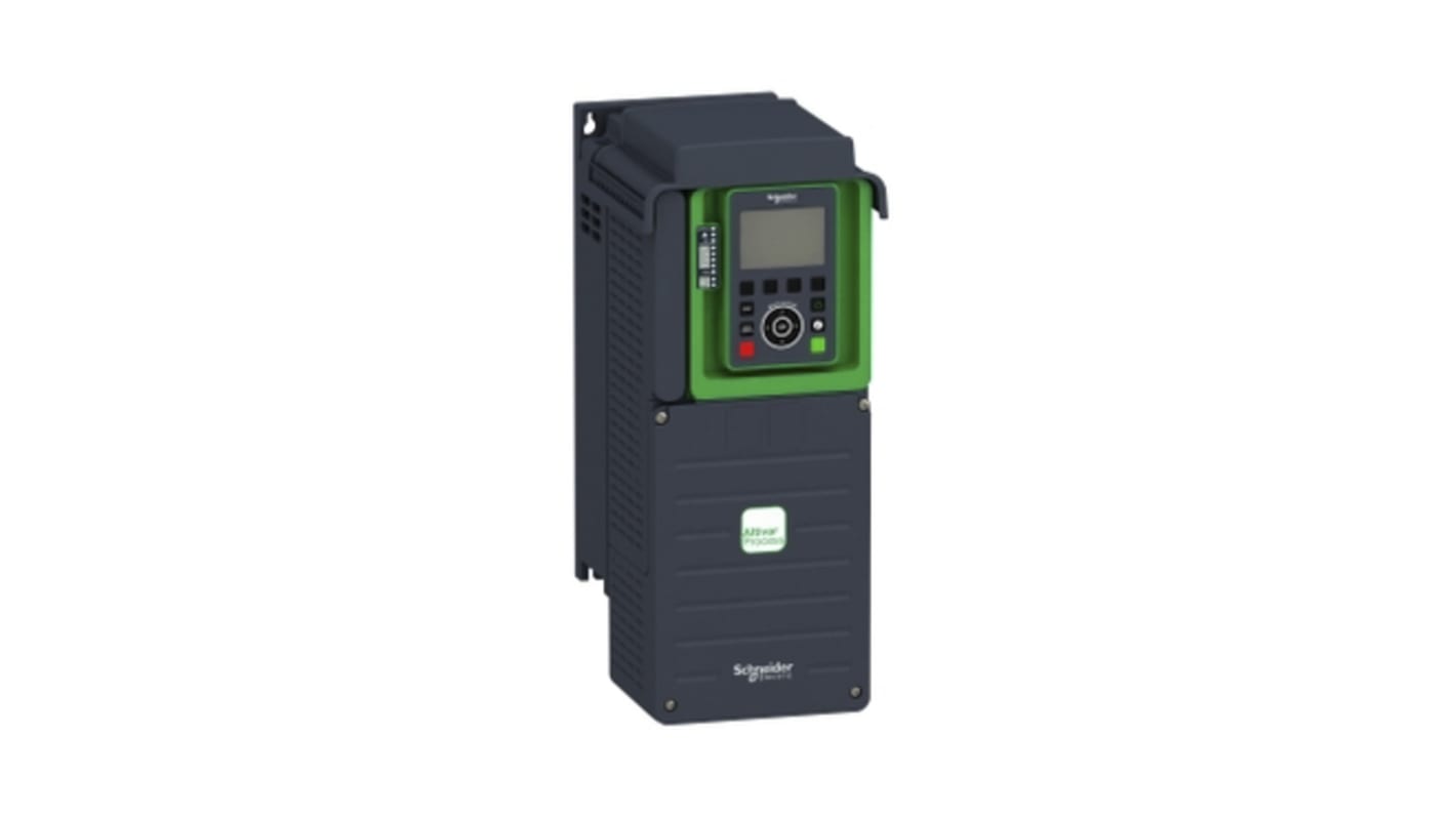 Inverter Schneider Electric ATV930U75N4T 7,5 kW 400V 3 fasi 0,1-599Hz con EcoStruxure machine advisor. Ideale per processi industriali, controllo avanzato e integrazione Ethernet.