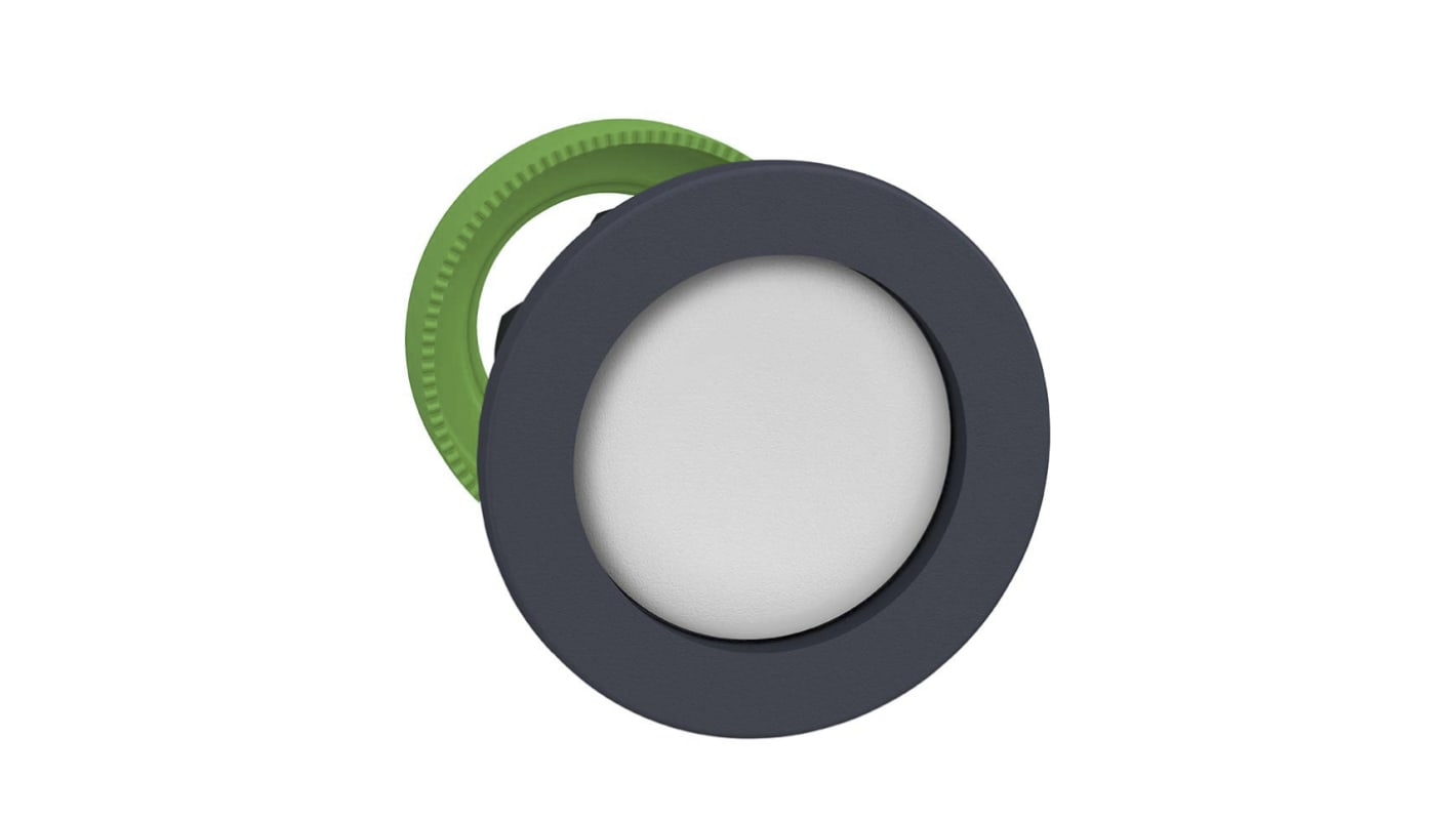 Attuatore pulsante instabile Schneider Electric ZB5FA16, testa rotonda bianca, montaggio a incasso, diametro 30 mm, protezione IP66/IP67/IP69K.