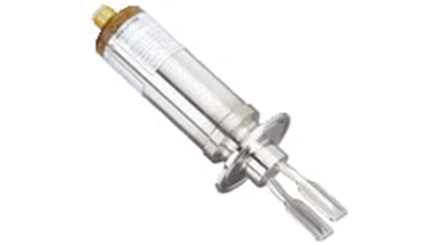 Sensore di livello a ultrasuoni Sick LFV200-XXHCLIPM, montaggio Triclamp 1,5", corpo in acciaio inox 316L, uscita PNP.